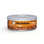 Racao Umida Pet Delicia Gatos Frango com Mamao